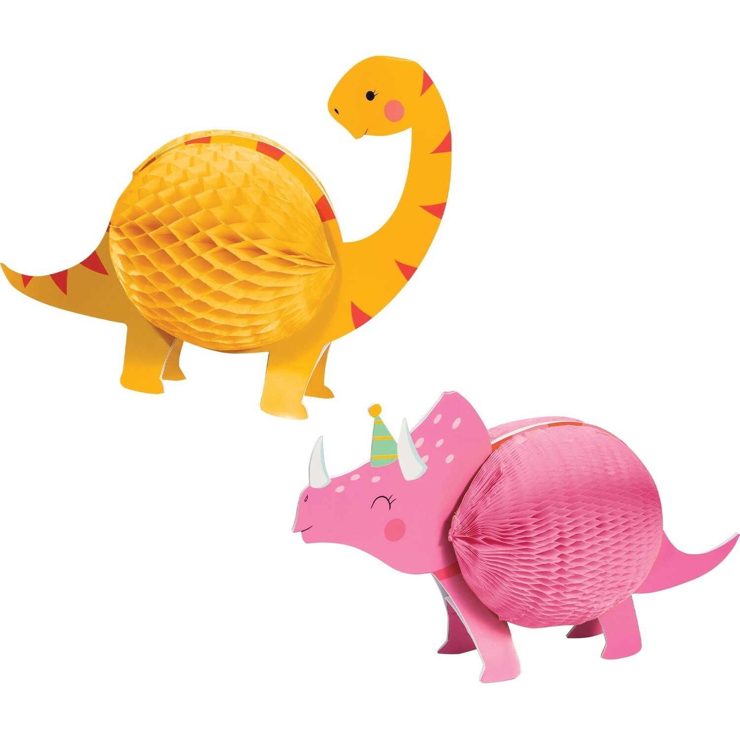 Centerpiece - Girl Dino Party - 2 PK