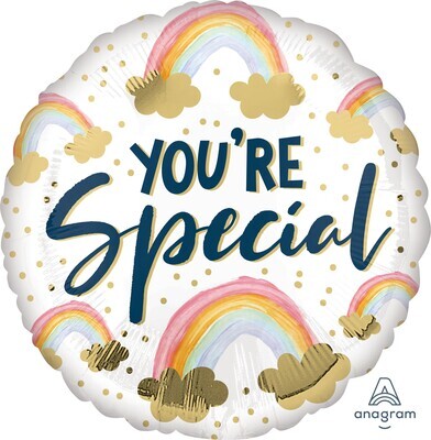 Foil Balloon - You&#39;re Special Rainbows - 17&#39;&#39;