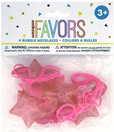 Favors - Bubble Necklaces - 4PCS