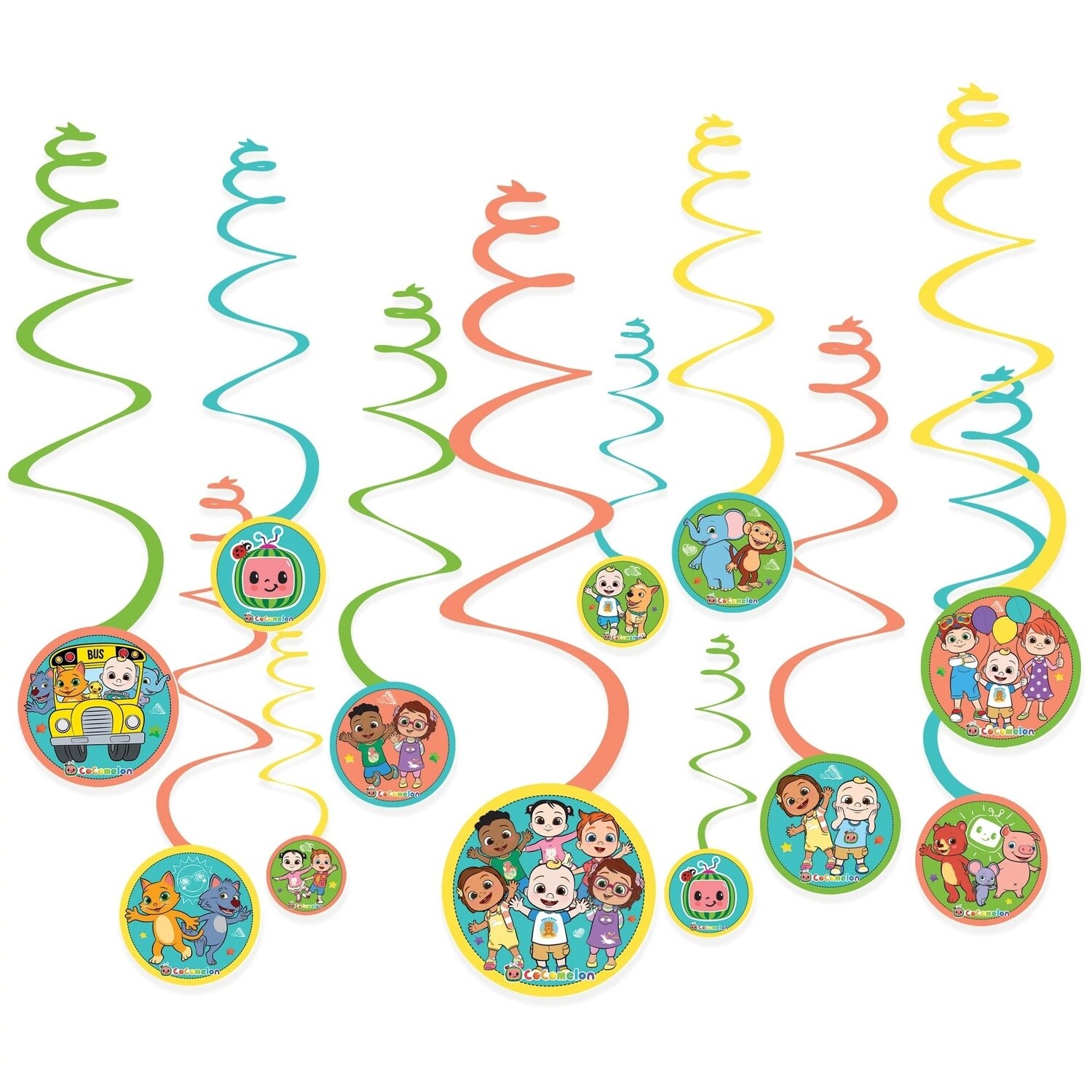 Swirl Decorations - Cocomelon