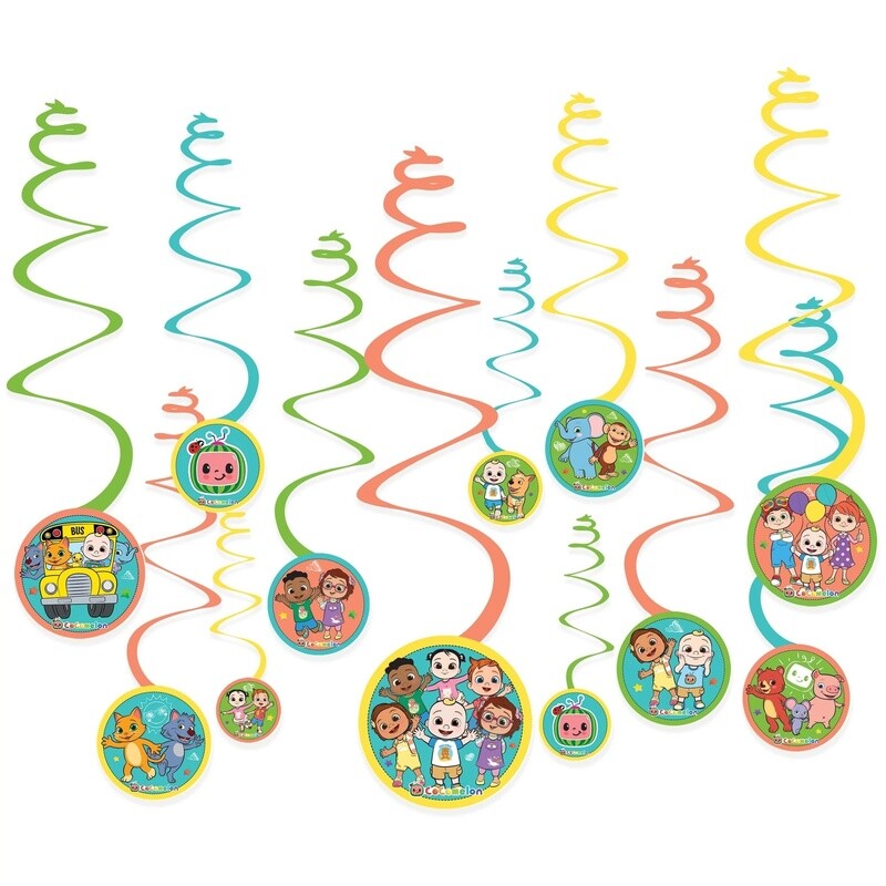 Swirl Decorations - Cocomelon