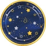 Plates - LN - Starry Night - 8 pcs