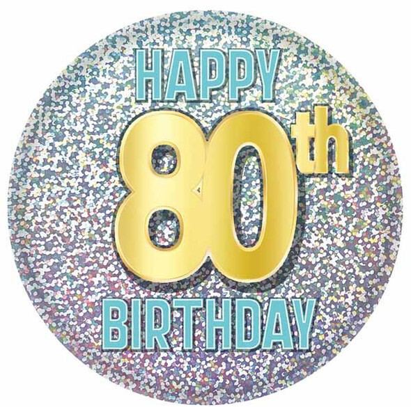 Button - Happy 80th Birthday