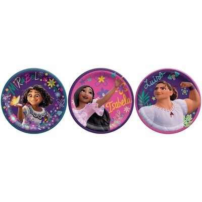 Encanto 7&quot; Round plates, Assorted