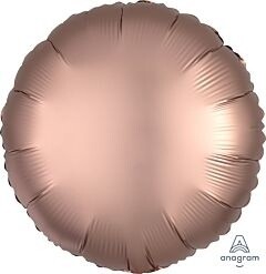 Foil Balloon - Rose Copper - Circle - 18&#39;&#39;