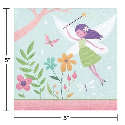 Napkins - Bev -  Fairy Forest - 16pkg - 2ply