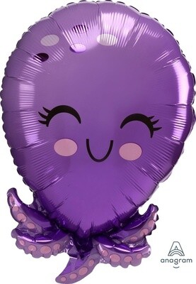 Foil Balloon - Octopus - 21&#39;&#39;