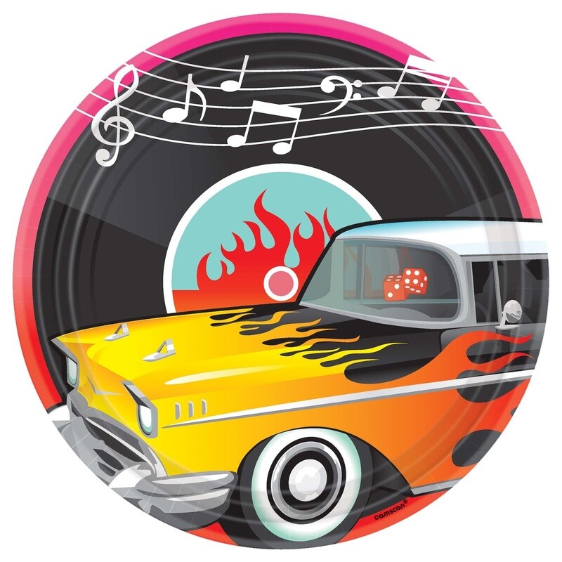 Plates - DN - Classic 50&#39;s Rock - 8pkg