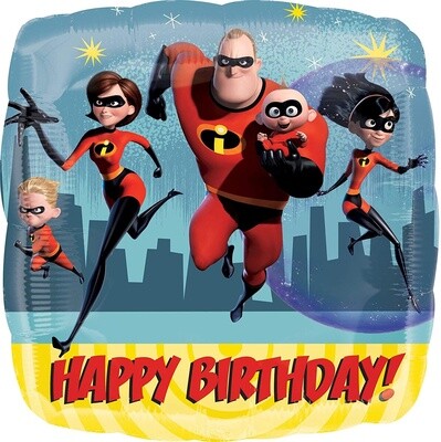Foil Balloon - Incredibles 2 - 18"