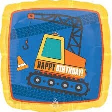 Foil Balloon - Construction Crane - 18&quot;