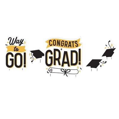Yard Decorations - Grad - 5pcs