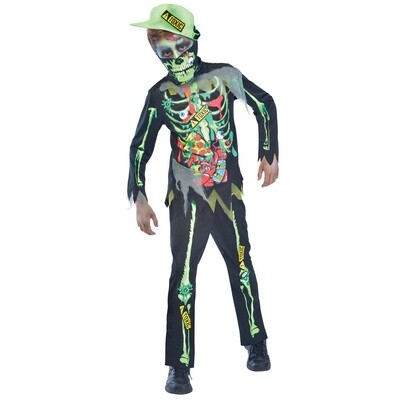 Costume - Toxic Zombie - Kids - Medium (8-10)