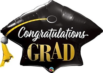 Foil Balloon - Congratulations Grad - 41&quot;