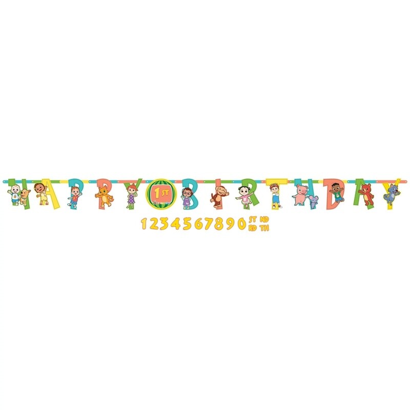 Banner - Cocomelon - Customized - 1 Kit