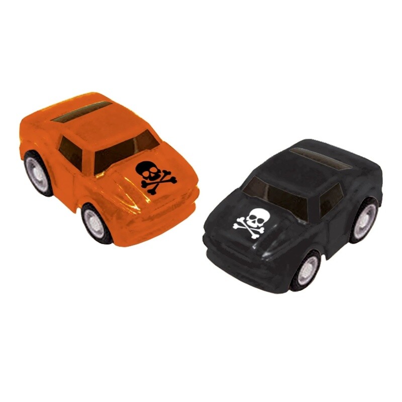 Favors - Halloween - Pull Back Cars - 12 PCS