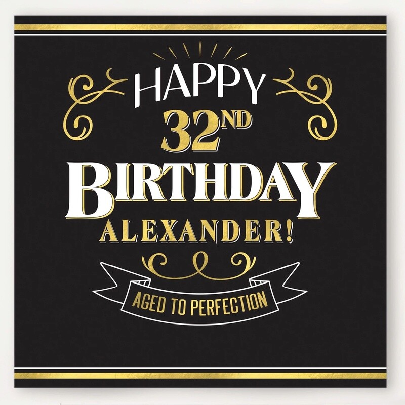 Better with Age Birthday Customizable Backdrop