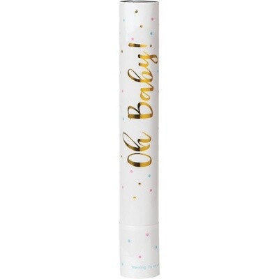 Confetti - Gender Reveal Cannons - OH BABY Girl - 2 PK
