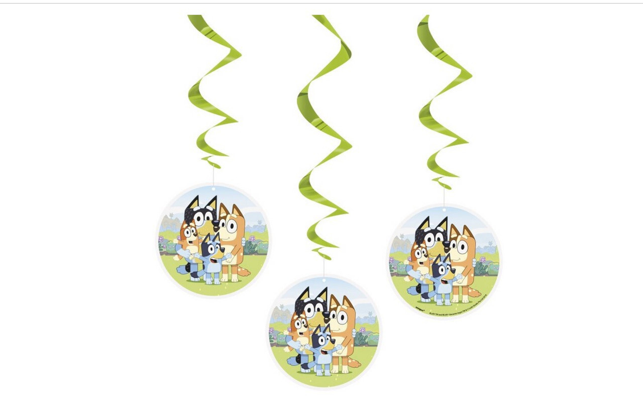 Bluey - Hanging Decorations - 3pcs