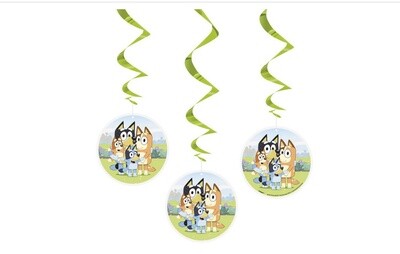 Bluey - Hanging Decorations - 3pcs