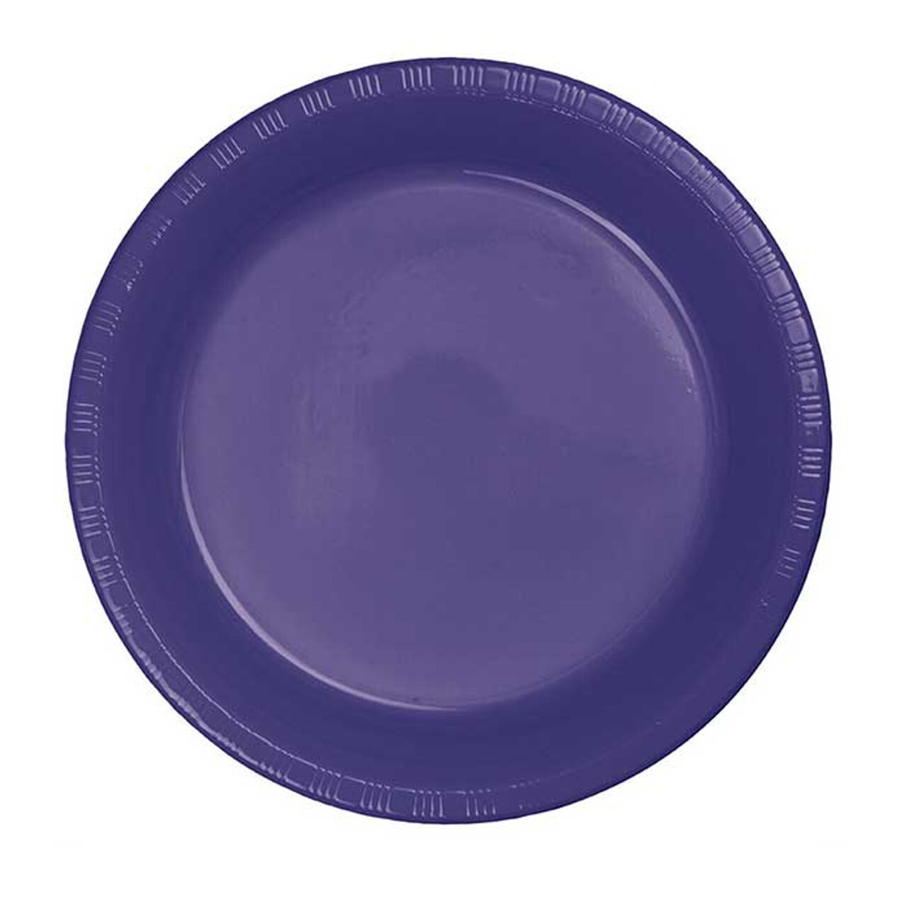 Plates - BEV - Purple - Plastic - 7&quot; - 20PCS