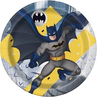 Plates-LN-Batman-8pkg-Paper - 9&quot;