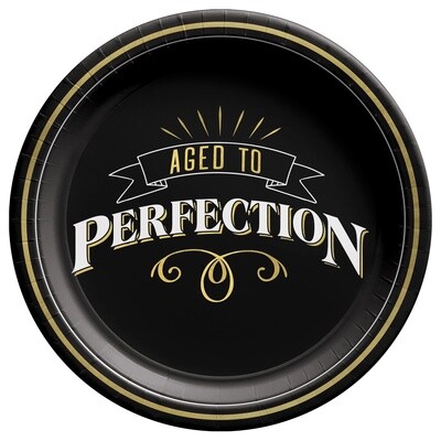 Plates - Bev - Better with Age Birthday - 8pkg