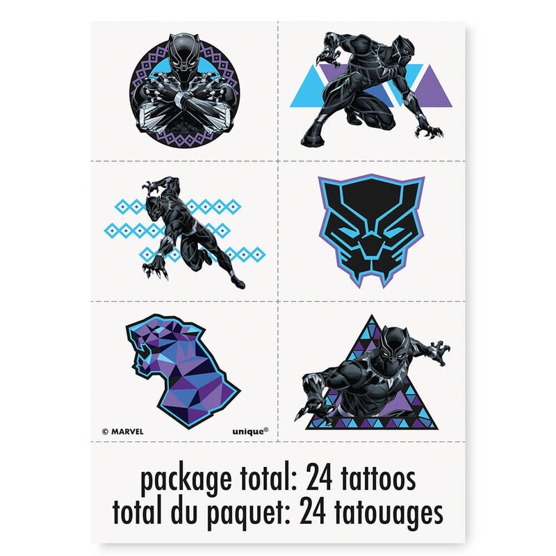 24 BLACK PANTHER TATTOO