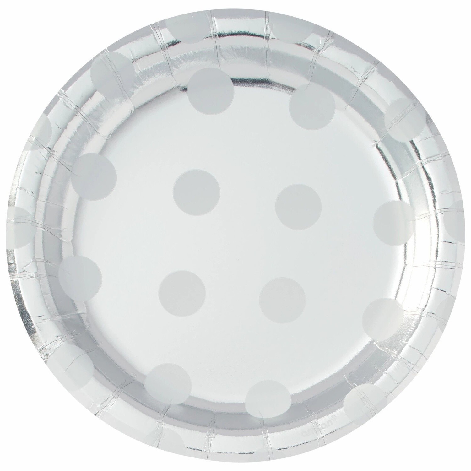 Plates - Bev - Metallic Dots - Silver - 8kg