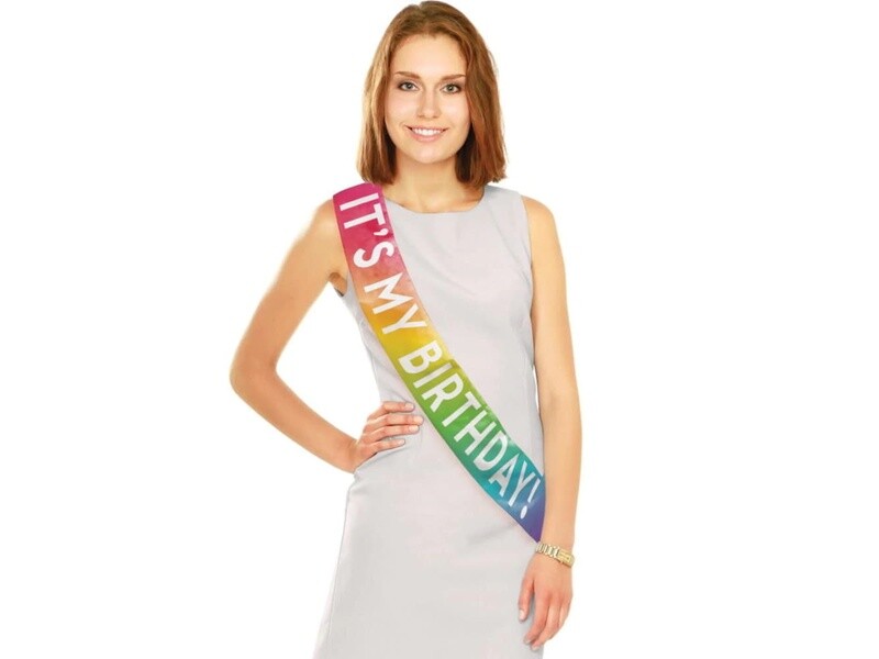 Sash - It&#39;s My Birthday - 1pc