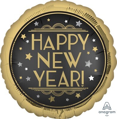 Foil Balloon - New Year - Vintage - 18&quot;