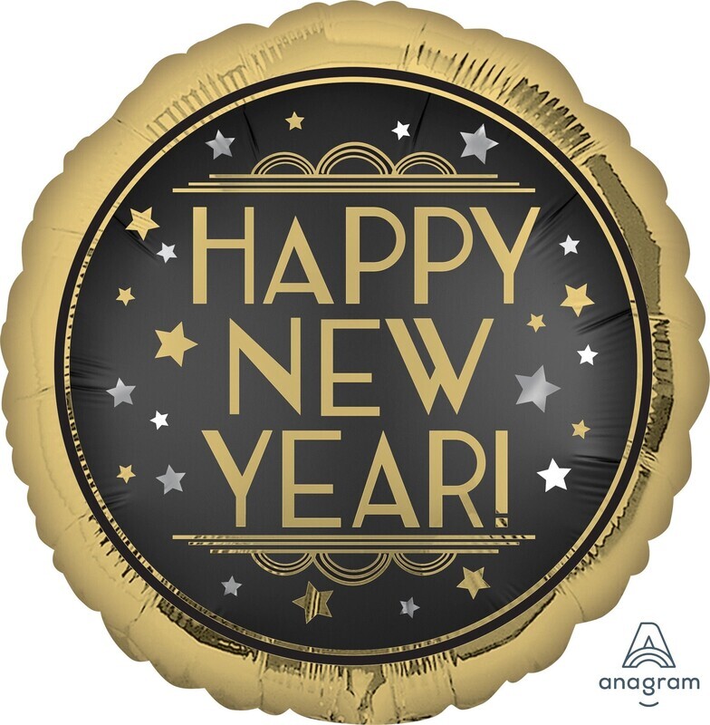 Foil Balloon - New Year - Vintage - 18&quot;