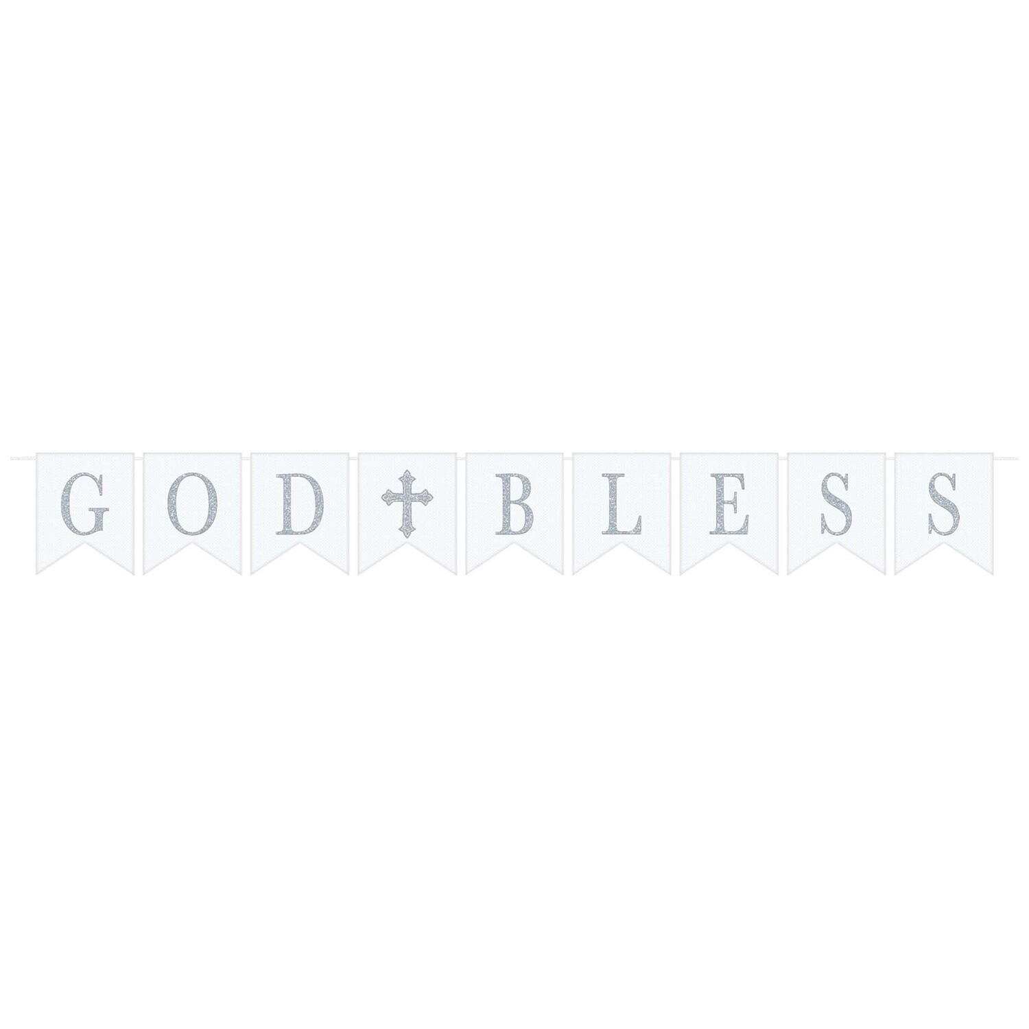 Pennant Banner - God Bless - Fabric