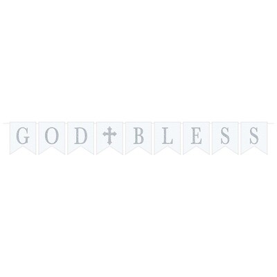 Pennant Banner - God Bless - Fabric