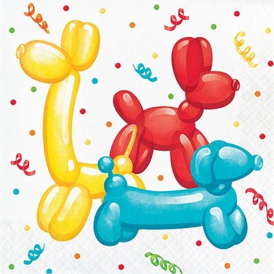 Napkins - LN - Party Animal Balloons