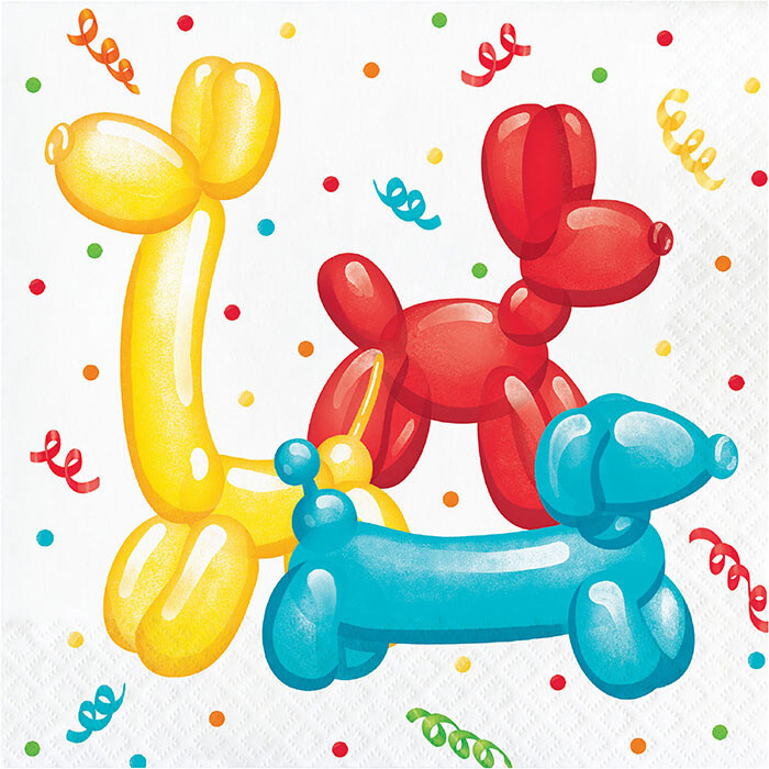 Napkins - LN - Party Animal Balloons