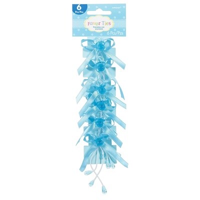 Favor Ties - Blue - 6 PCS