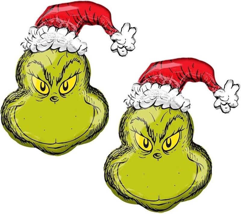 Foil Balloon - Christmas How The  Grinch  Stolexmas - Super Shape - 26&quot; -
