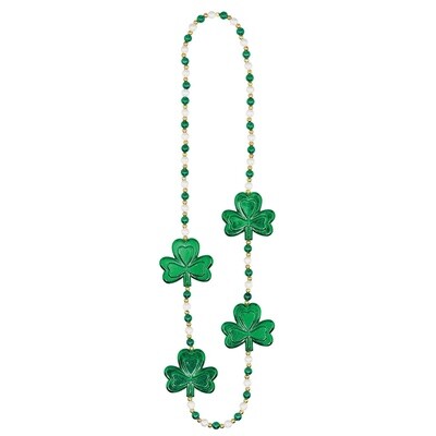 Necklace - St. Patrick's Day - Shamrock - 1pc