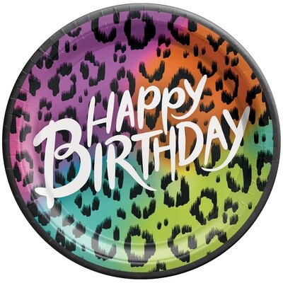 Plates - LN - Wild Child - 8pkg