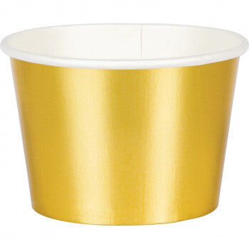Treat Cups - Gold - 9OZ. - 8 PCS