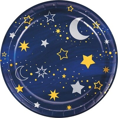 Plates - Bev - Starry Night - 7" - 8pkg