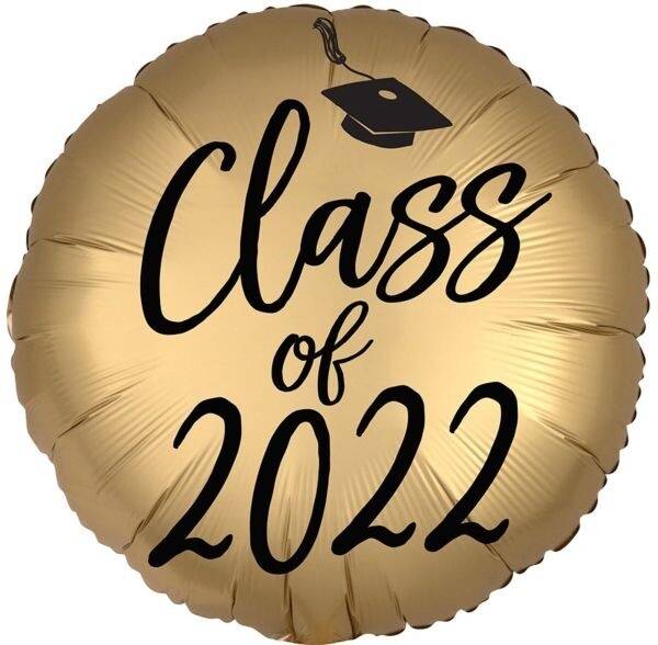 Foil Balloon - Class of 2022 - 18&quot;