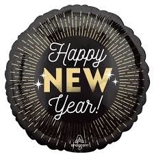 Foil balloon - New Year - Midnight Glam -