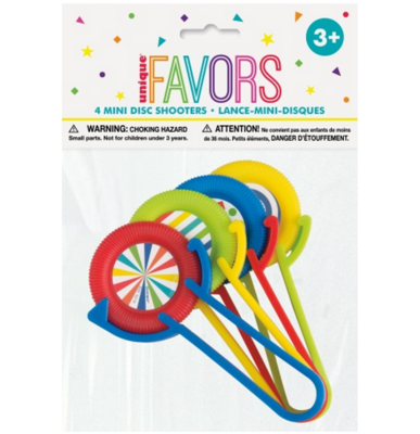 Favors - Mini Disc Shooters - 4PK