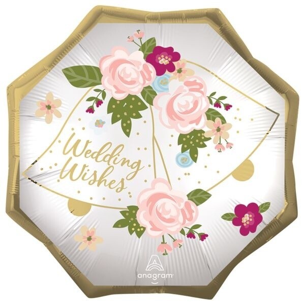 Foil Balloon - Wedding Wishes - 22&quot;