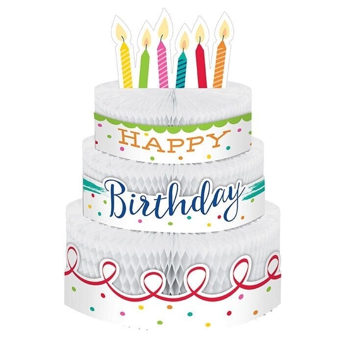 Centerpiece - Festive Cake - 1pc