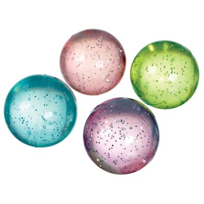 Favors - Bounce Ball - Glitter - 8  PCS