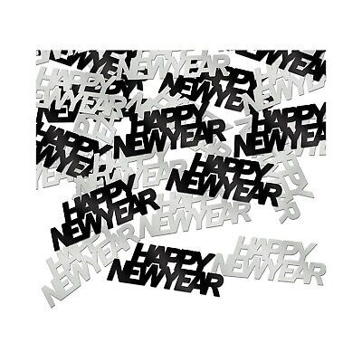 Confetti - New Year - Foil - Silver/Black