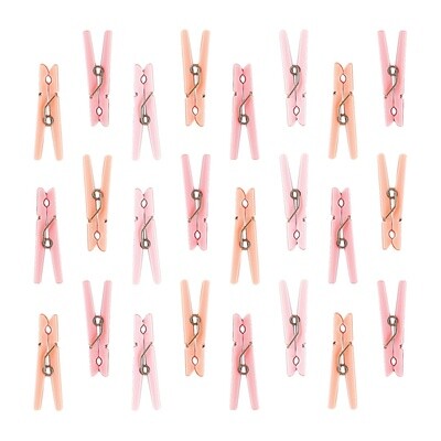 Clothespins Favors - Pink