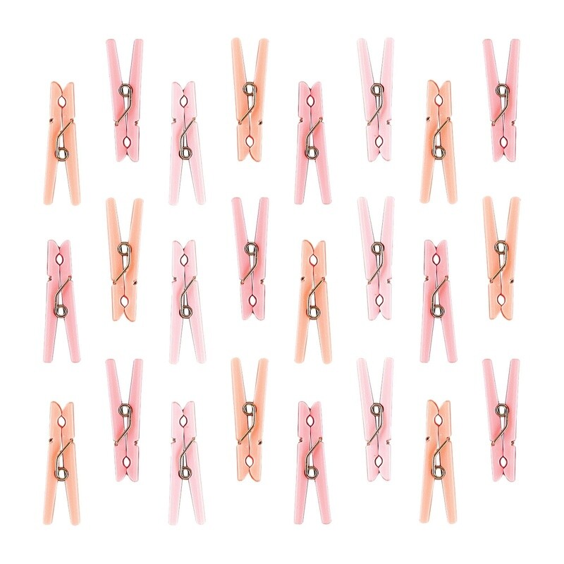 Clothespins Favors - Pink